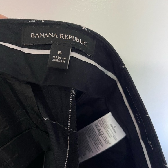 Banana Republic Black Windowpane Check Suit - Like New - Picture 4 of 5